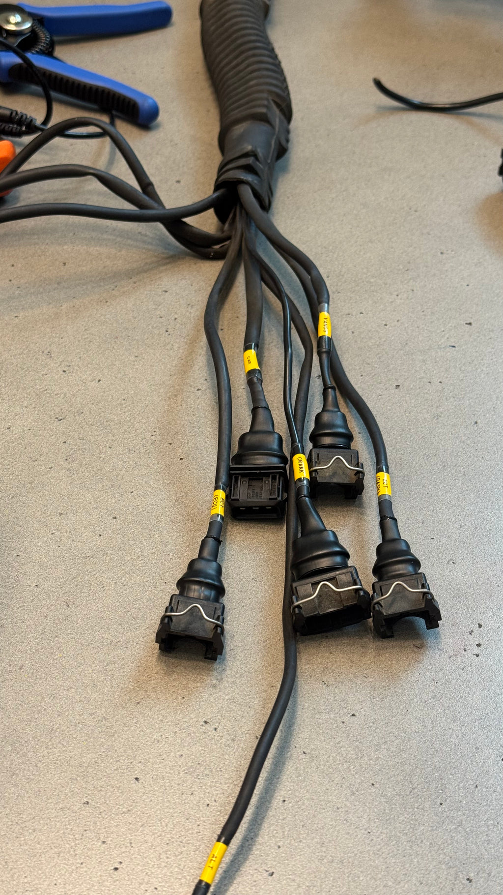 BMW E36 OEM ENGINE HARNESS MODIFICATION